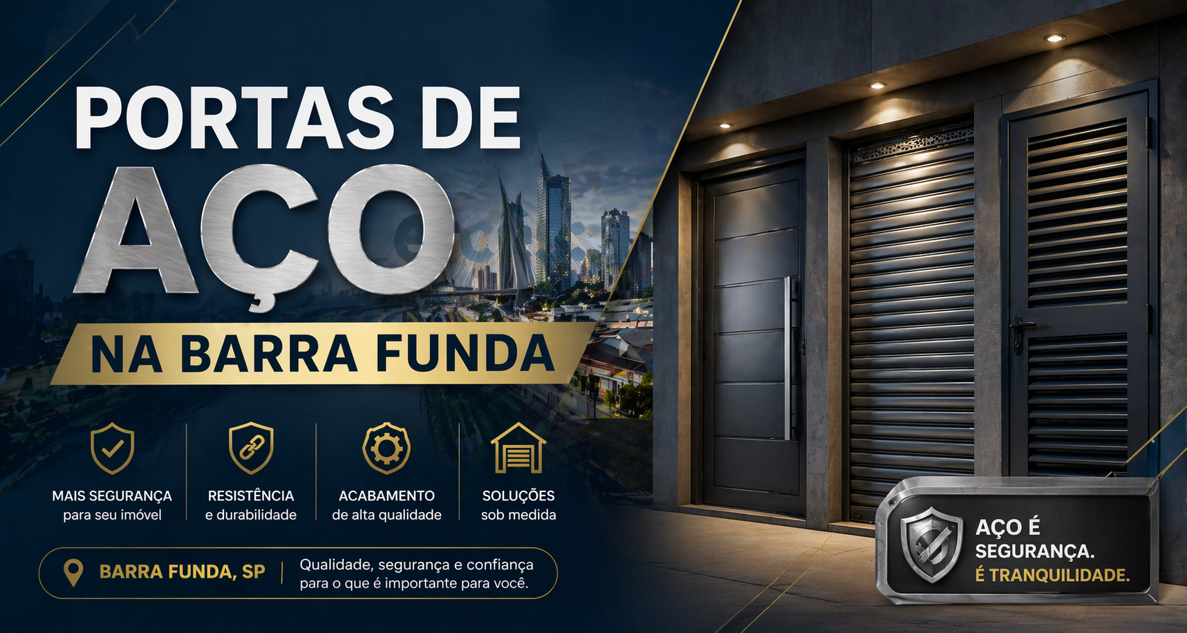 Portas de Aço na Barra Funda