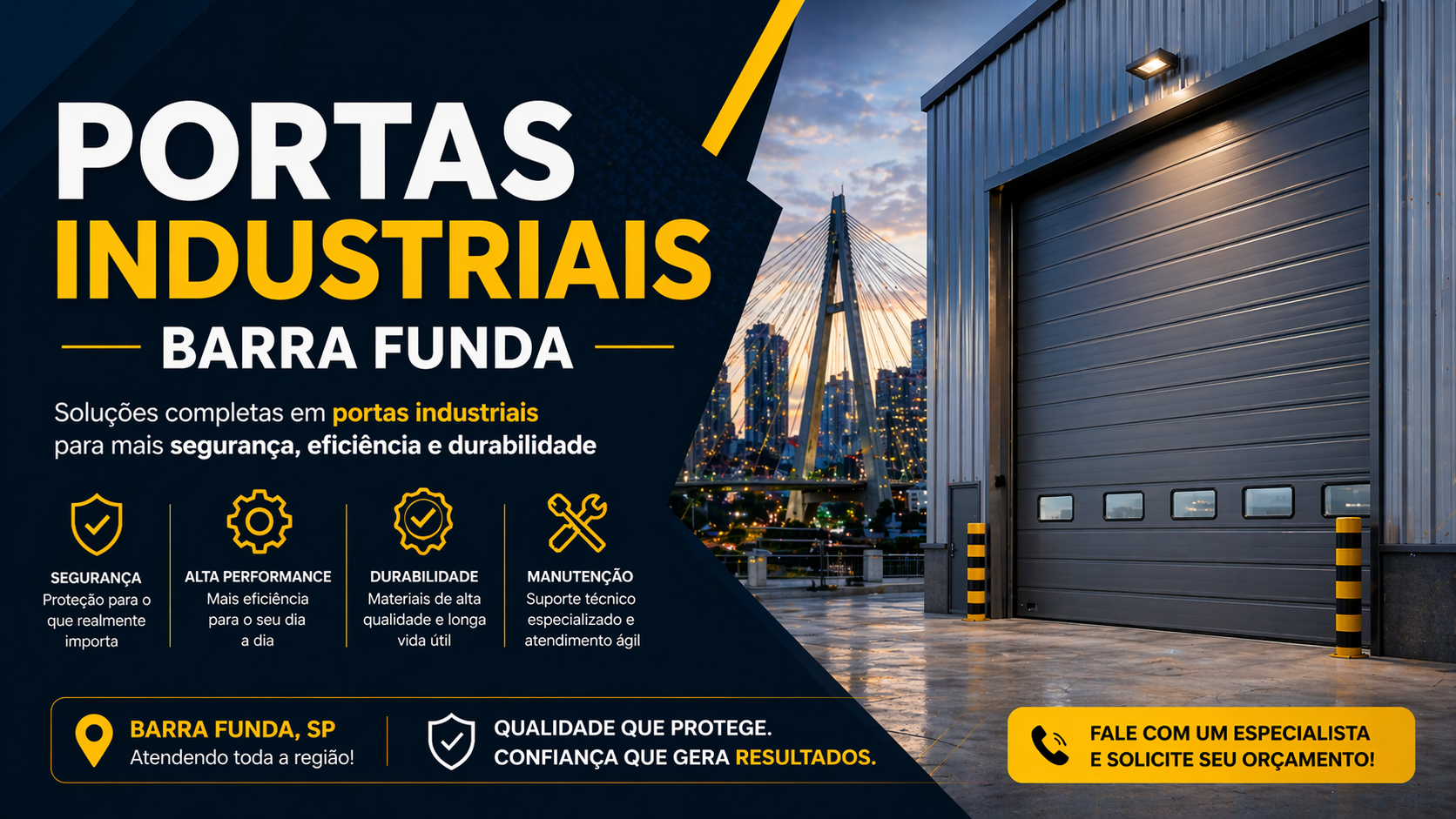 Portas Industriais na Barra Funda