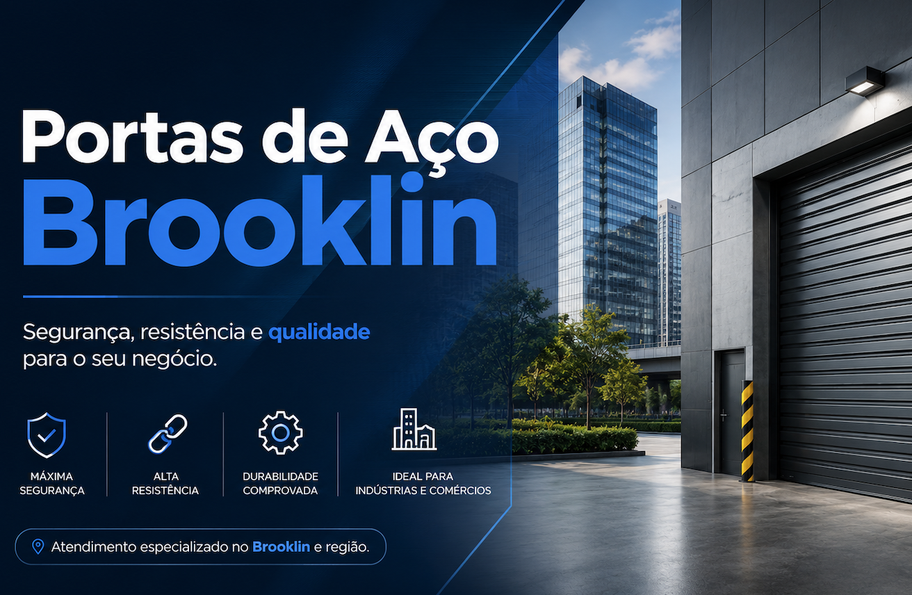 Porta de Aço no Brooklin